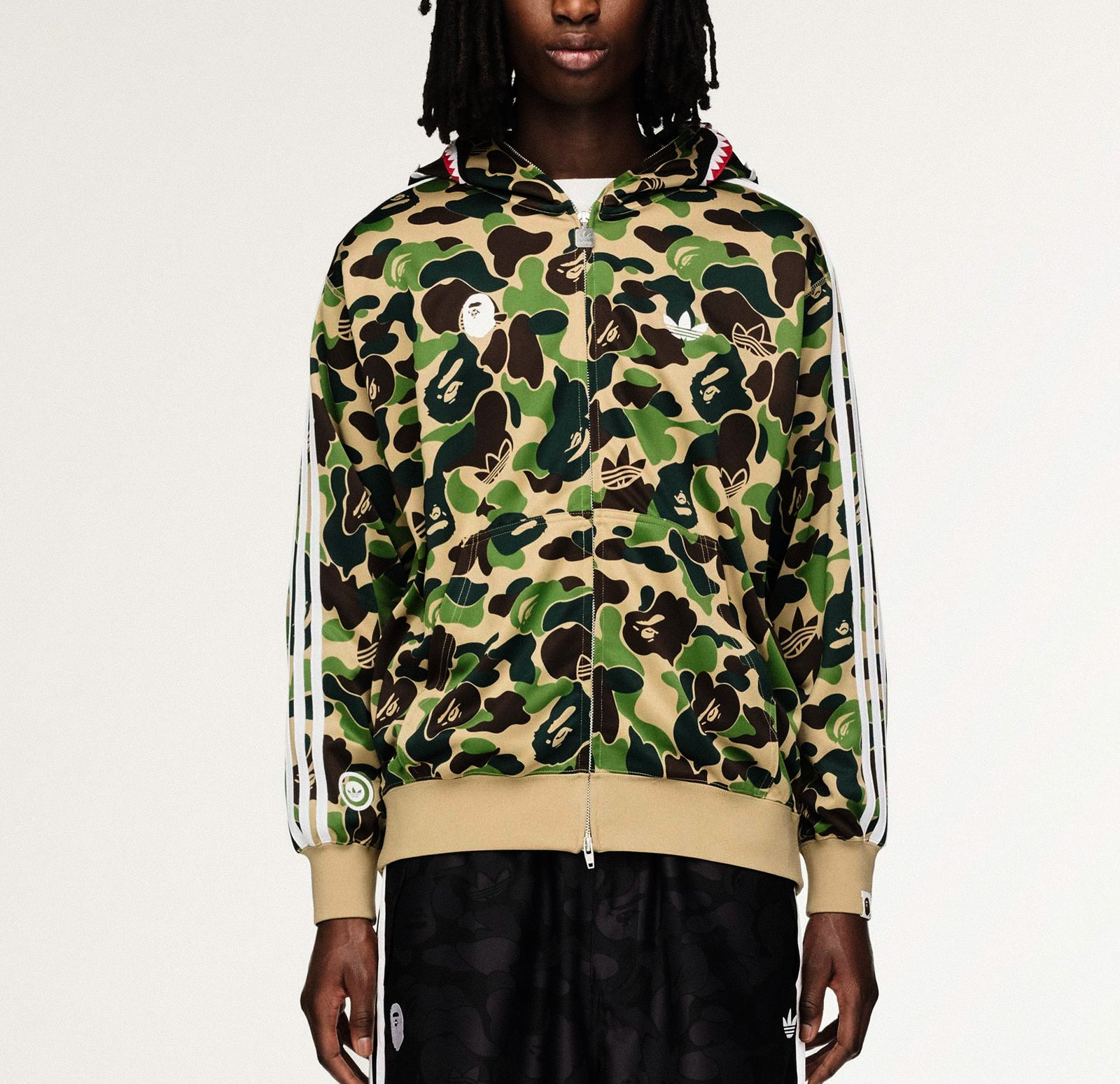 Áo Adidas Originals Shark Track ‘Crew Green’ KF4916 - Ảnh 4