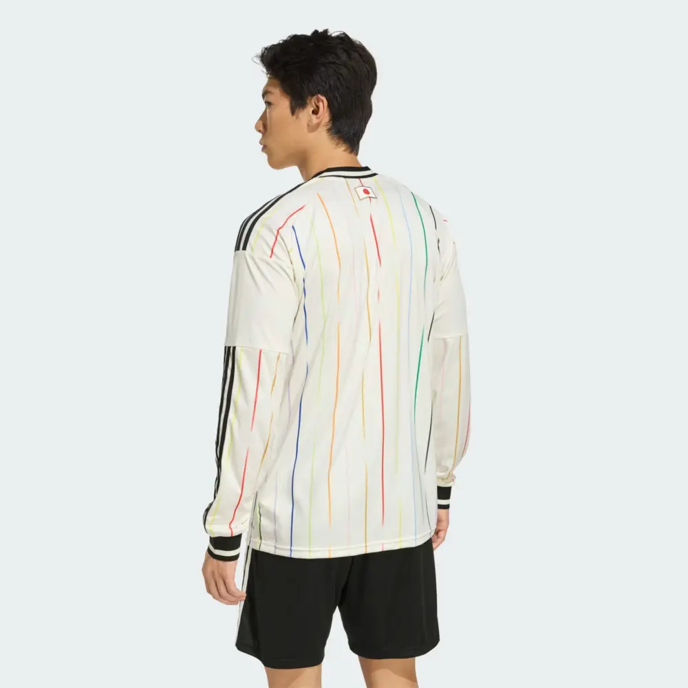 Áo adidas Japan 26 Away Long Sleeve Jersey ‘White’ JZ9697 - Ảnh 3