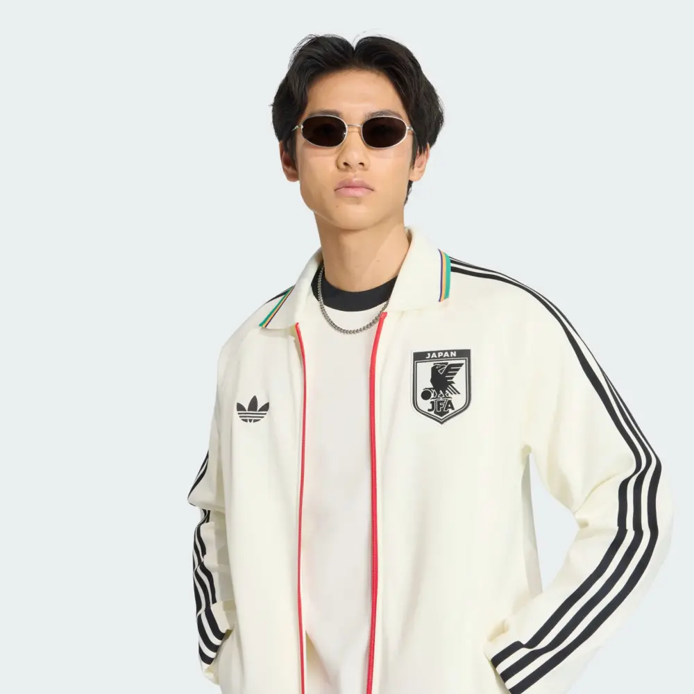 Áo adidas Japan National Football Team 2026 Away Anthem Jacket ‘White’ KA1514 - Ảnh 3