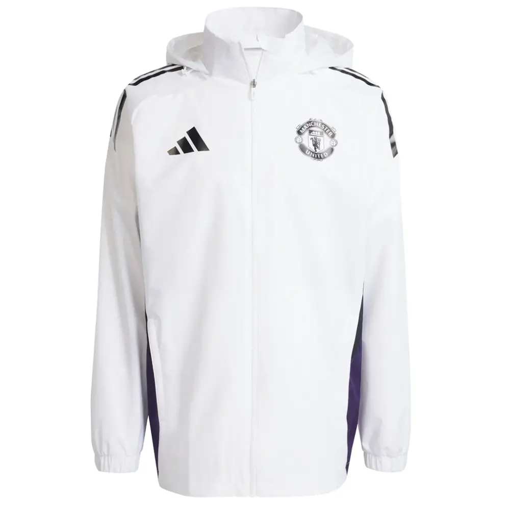 Áo Adidas Manchester United Waterproof Jacket ‘White’ JP3102