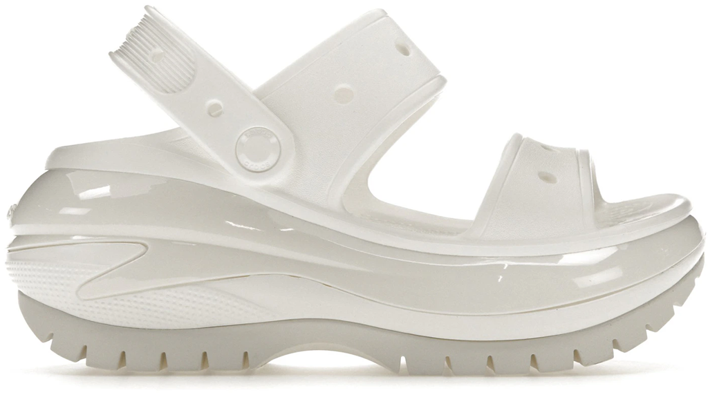 Dép Crocs Mega Crush Sandal ‘White’ 207989-100