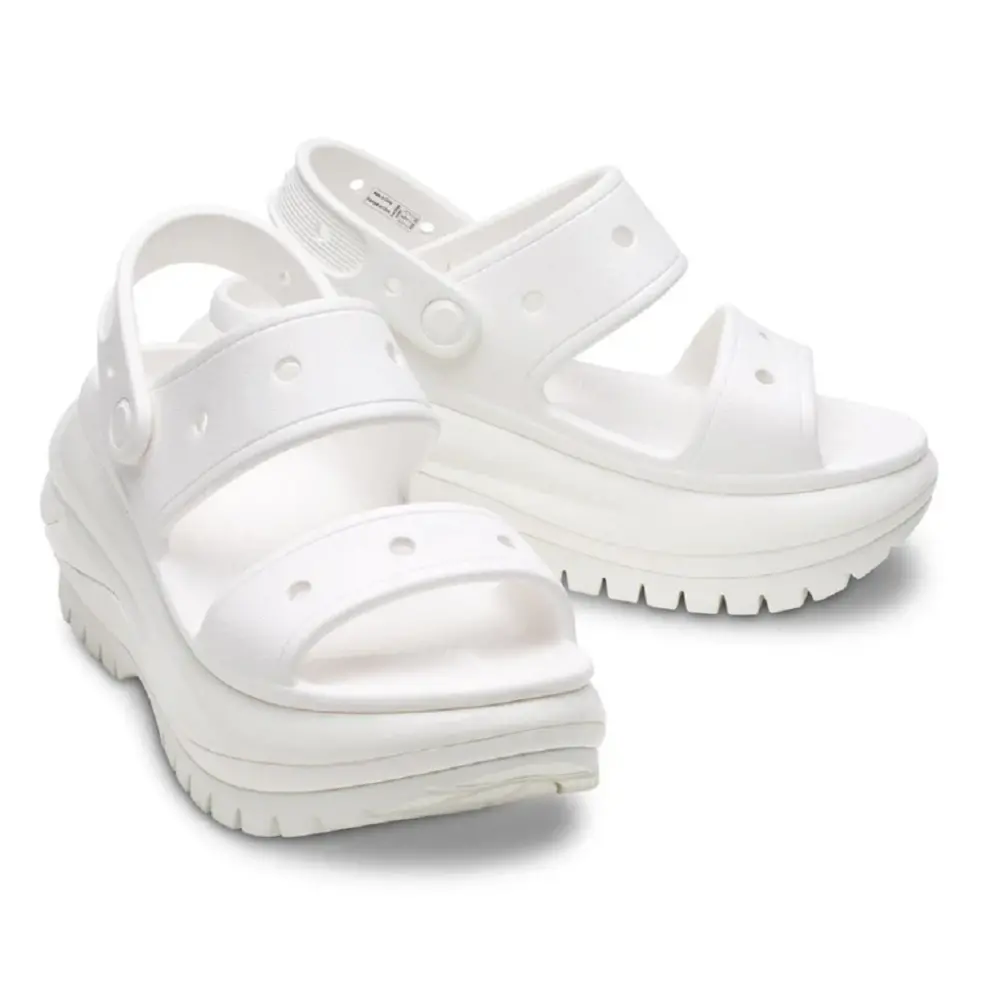 Dép Crocs Mega Crush Sandal ‘White’ 207989-100 - Ảnh 5