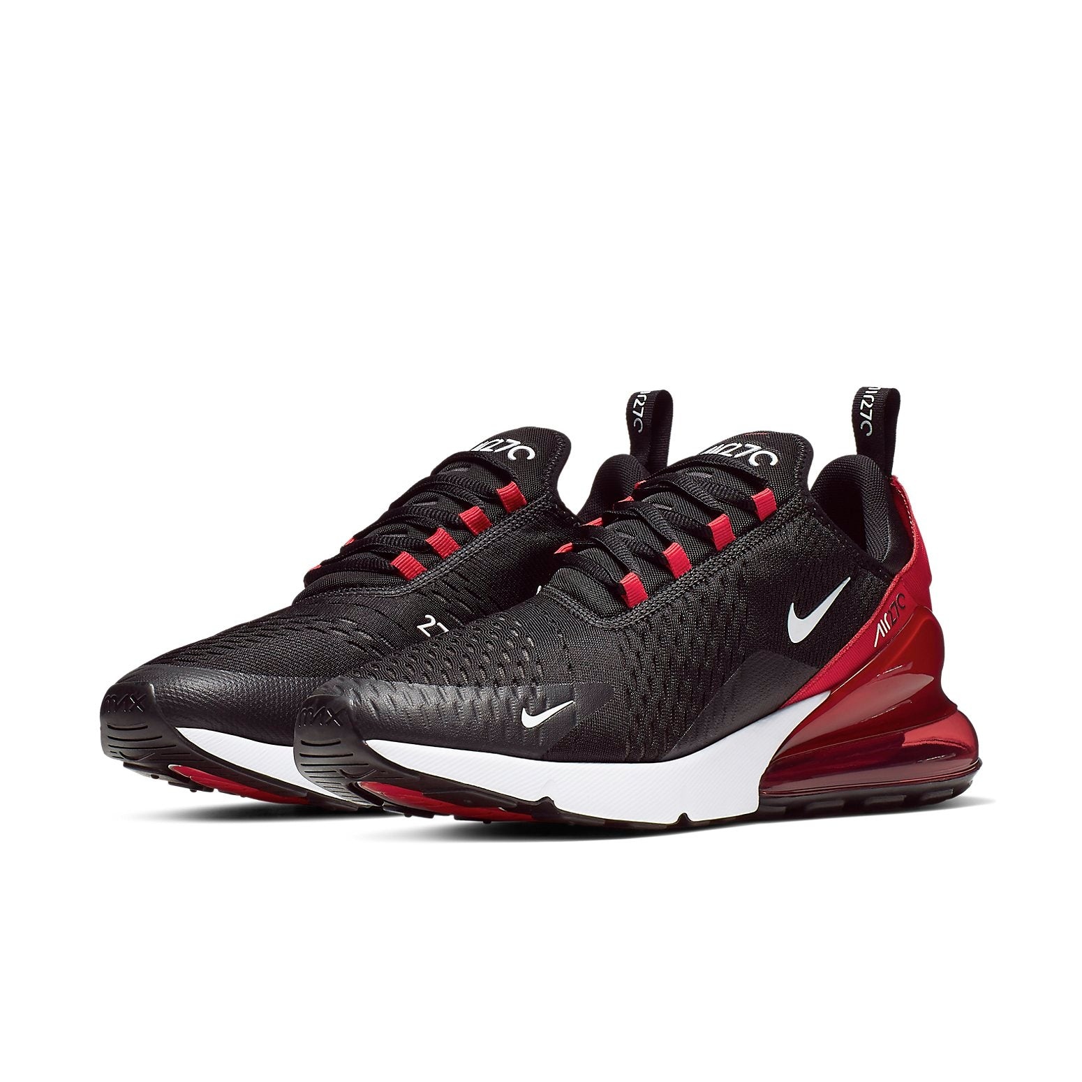 Alternative view of Giày Nike Air Max 270 'Black University Red' AH8050-022