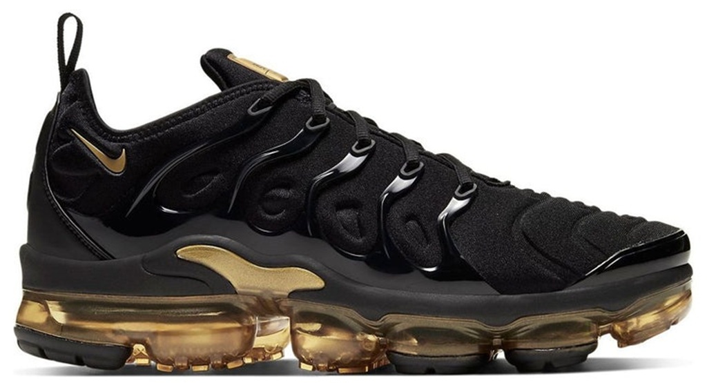Giày Nike Air VaporMax Plus 'Triple Black Gold' CW7299-001
