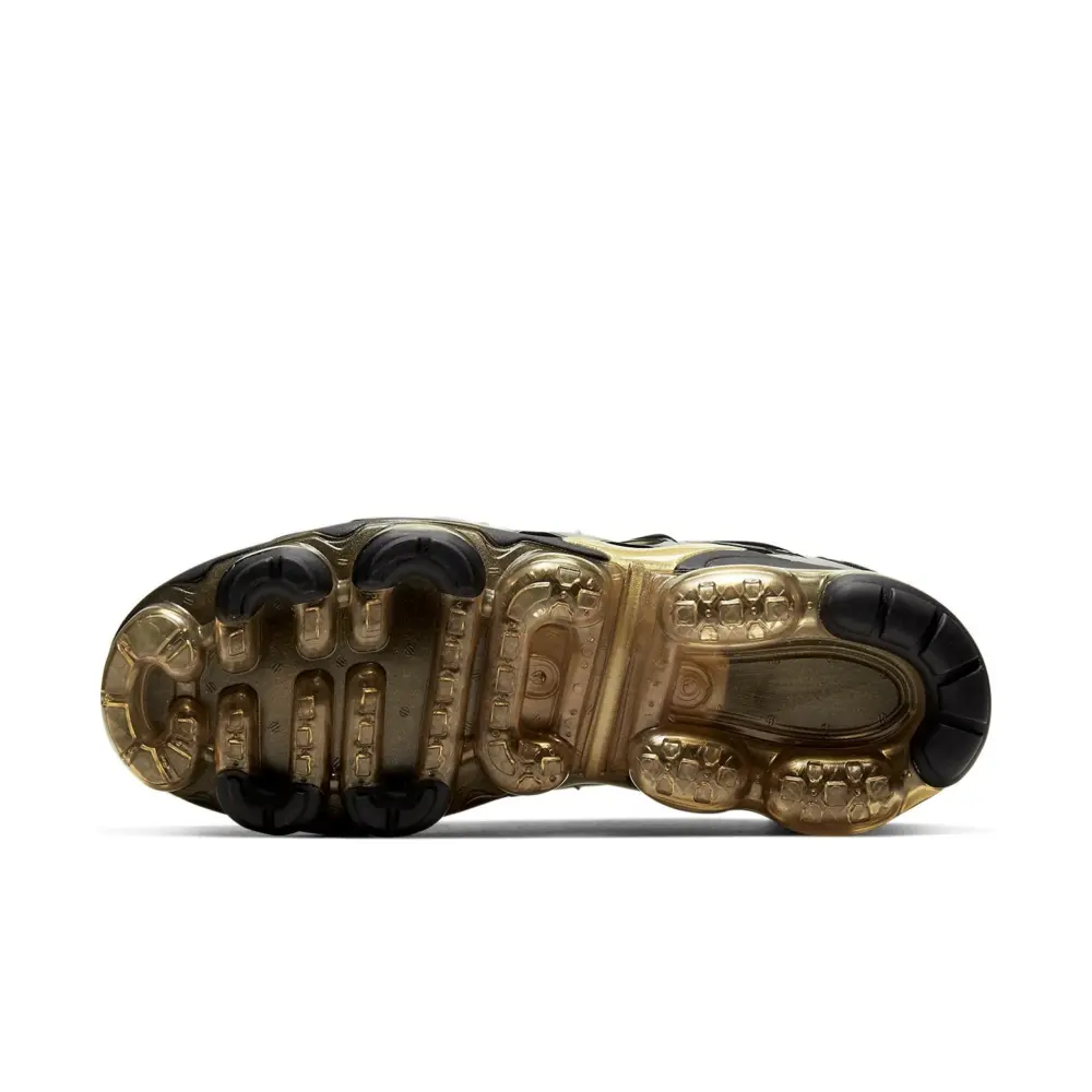 Giày Nike Air VaporMax Plus 'Triple Black Gold' CW7299-001 - Ảnh 5