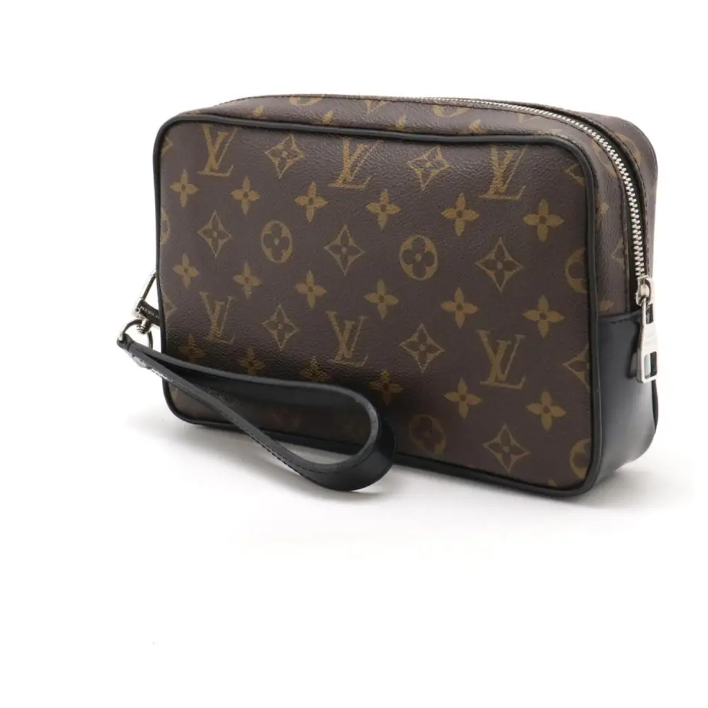 Túi Louis Vuitton Monogram Macassar Pochette Kasai ‘Brown’ M42838 - Ảnh 3