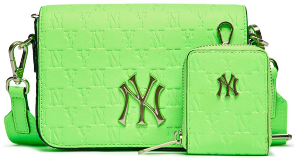 Túi MLB Mini Monogram Cross NY Yankees 'Green' 3ACRS032N-50GNN