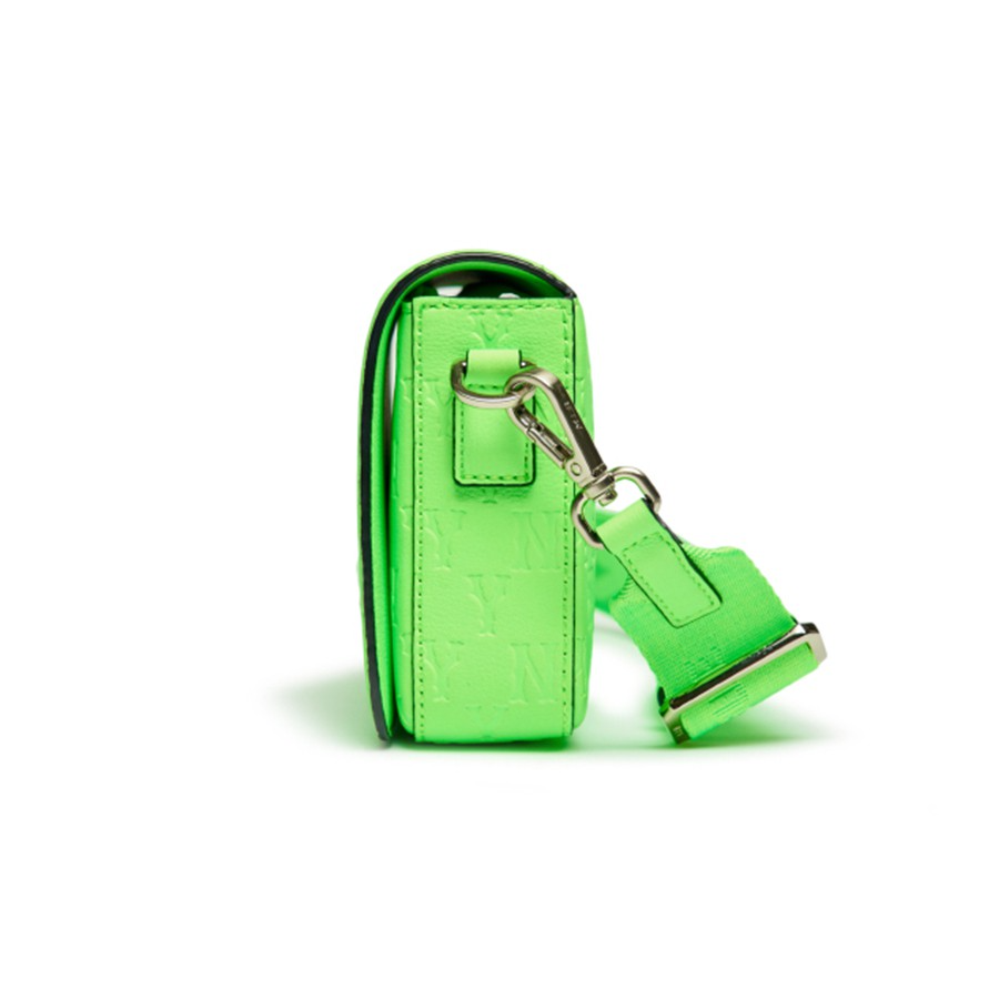 Túi MLB Mini Monogram Cross NY Yankees 'Green' 3ACRS032N-50GNN - Ảnh 4