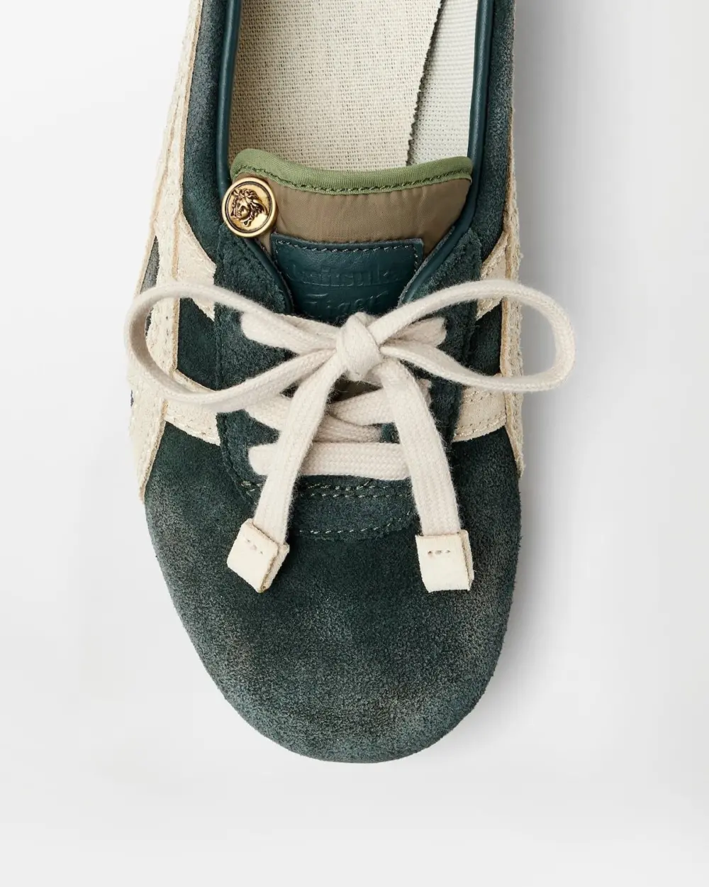 Giày Onitsuka Tiger x Versace Sakura 'Green' 1025116-1A17741-2GR2J - Ảnh 8