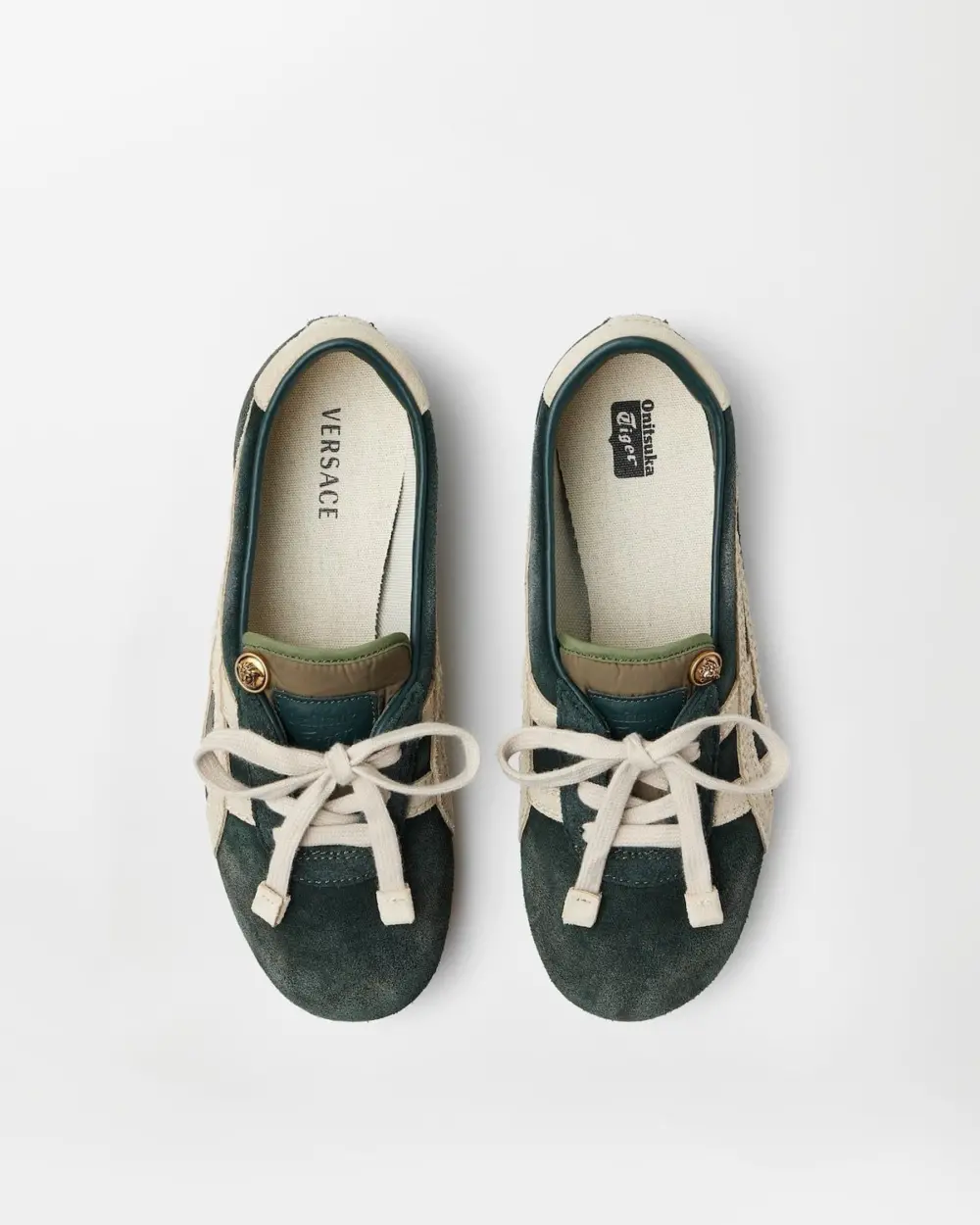 Giày Onitsuka Tiger x Versace Sakura 'Green' 1025116-1A17741-2GR2J - Ảnh 4