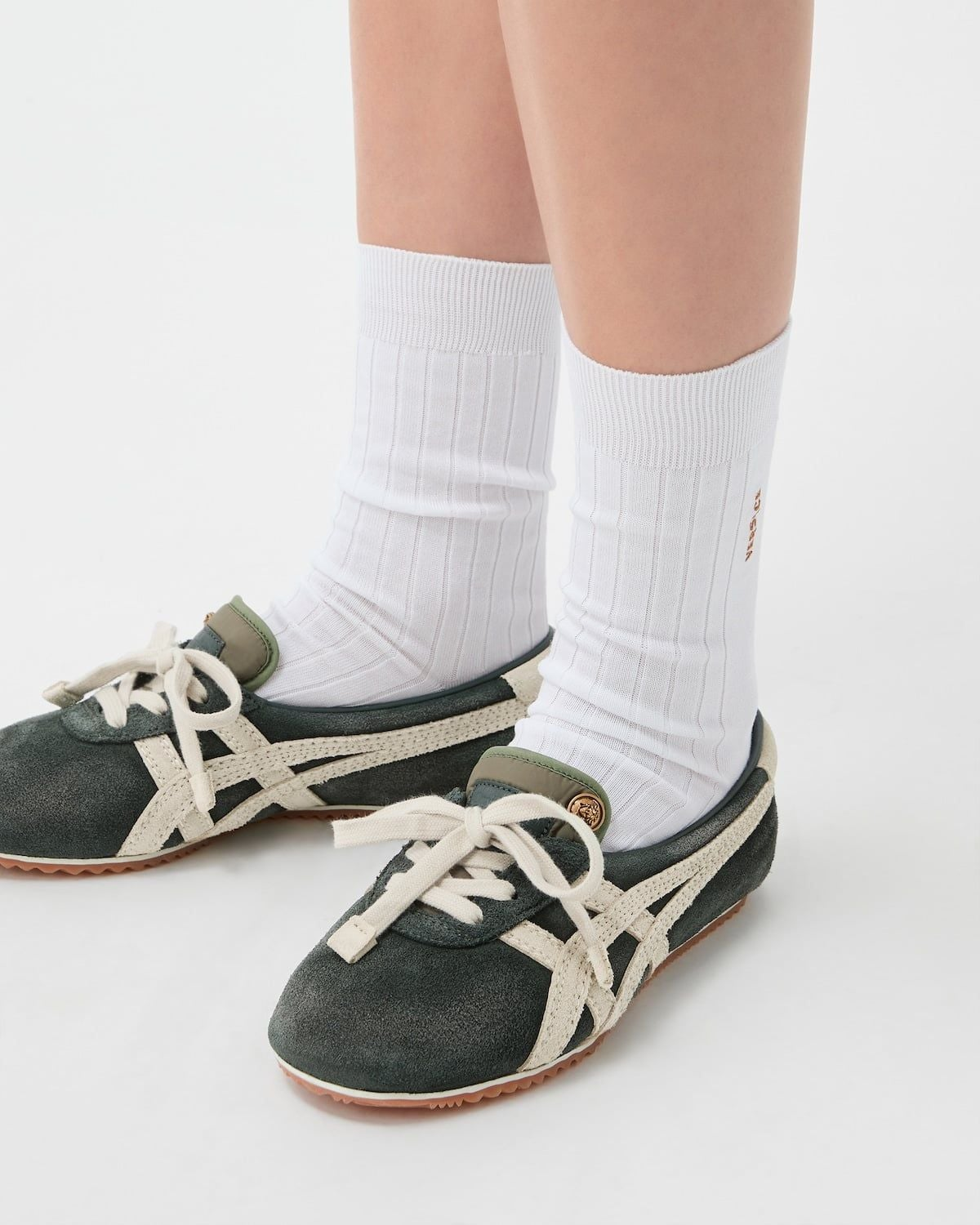 Alternative view of Giày Onitsuka Tiger x Versace Sakura 'Green' 1025116-1A17741-2GR2J