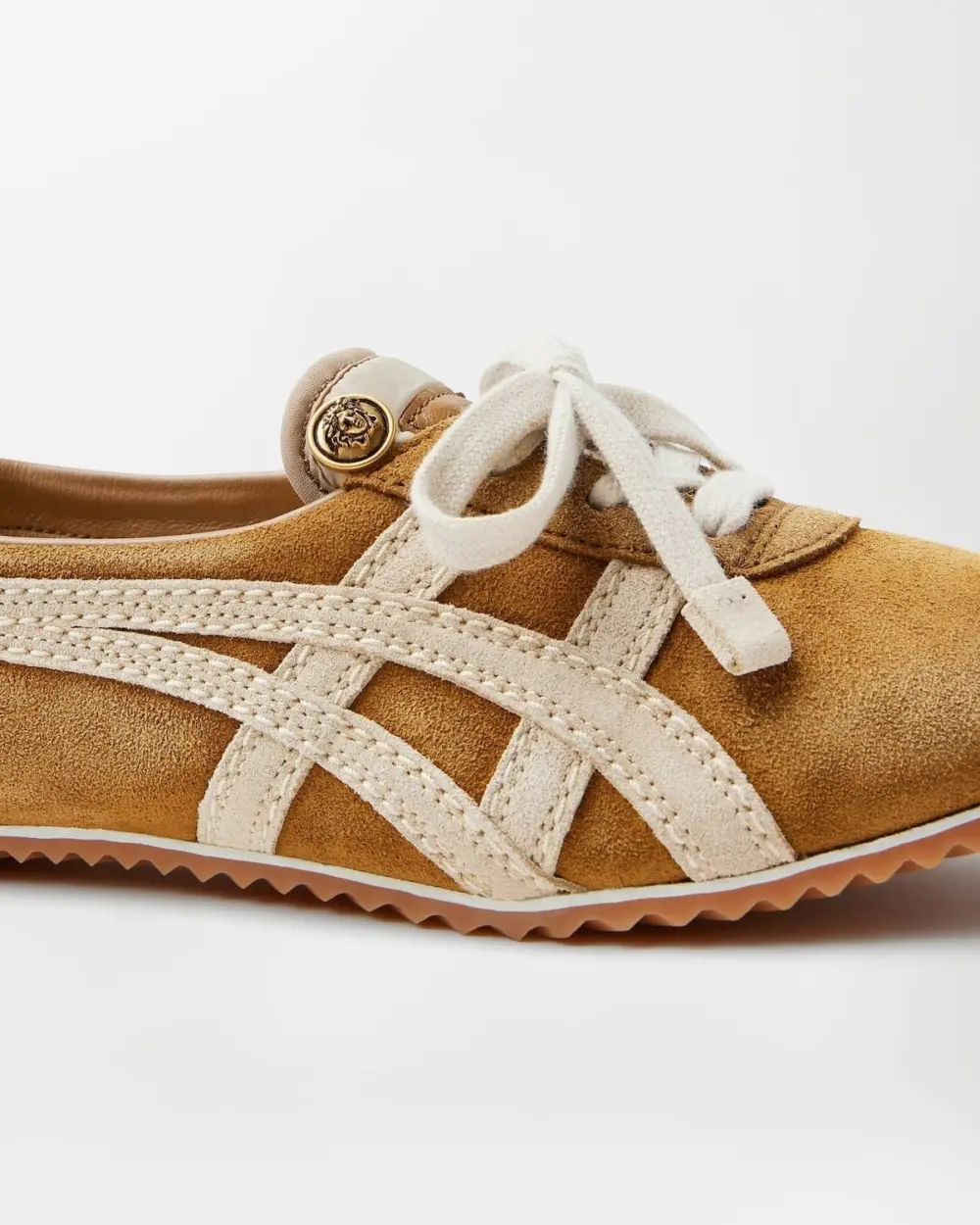 Giày Onitsuka Tiger x Versace Sakura 'Brown' 1025116-1A17741-2NM5J - Ảnh 5