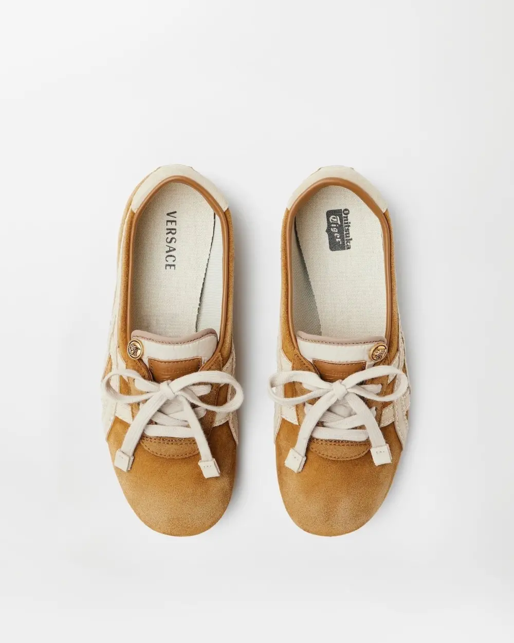 Giày Onitsuka Tiger x Versace Sakura 'Brown' 1025116-1A17741-2NM5J - Ảnh 3
