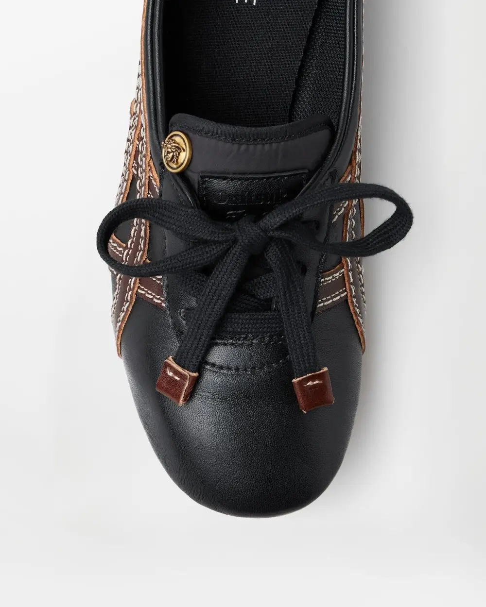 Giày Onitsuka Tiger x Versace Sakura 'Black' 1025116-1A17737-2BQ8J - Ảnh 7