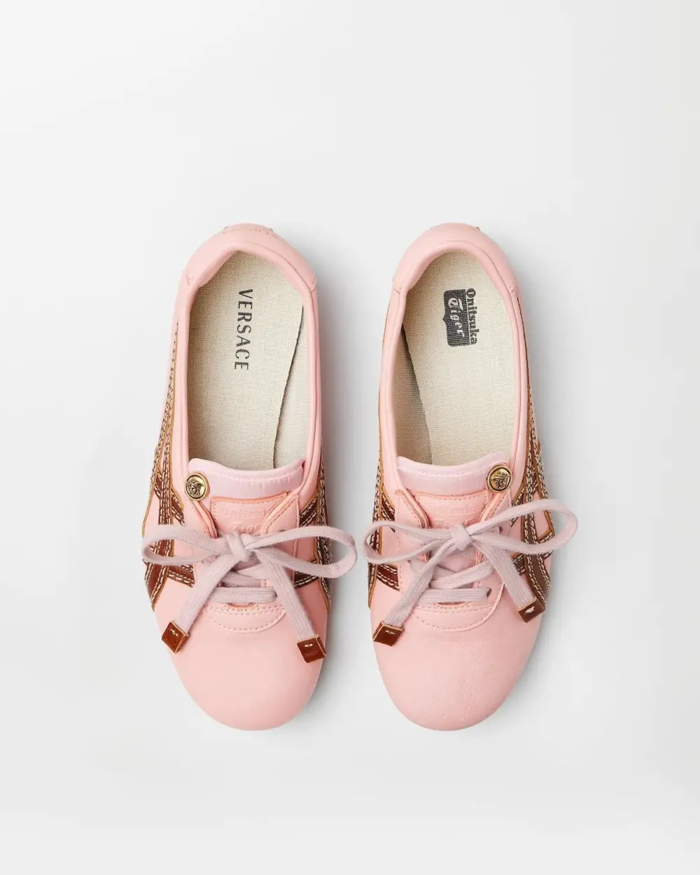 Giày Onitsuka Tiger x Versace Sakura 'Pink' 1025116-1A17737-2P5FJ - Ảnh 4