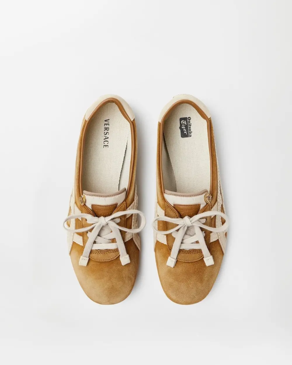Giày Onitsuka Tiger x Versace Sakura 'Brown' 1024594-1A17741-2NM5J - Ảnh 3