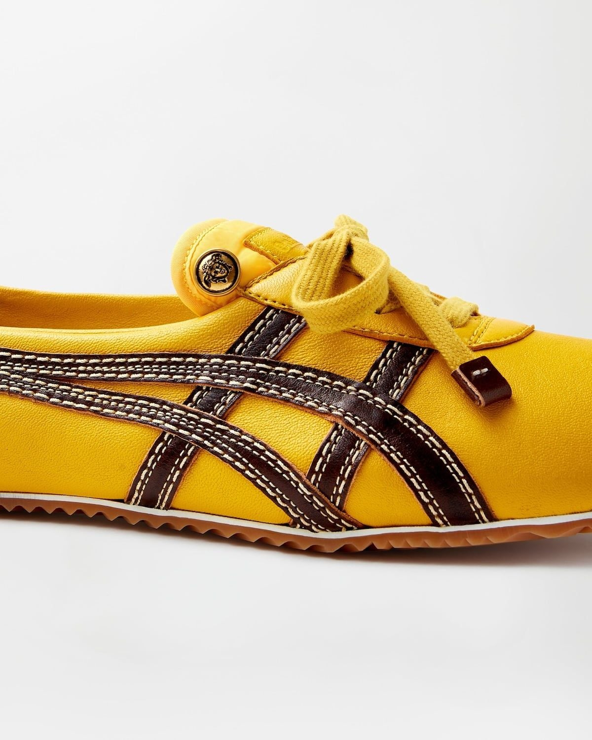 Giày Onitsuka Tiger x Versace Sakura 'Yellow' 1024594-1A17737-2YD5J - Ảnh 6