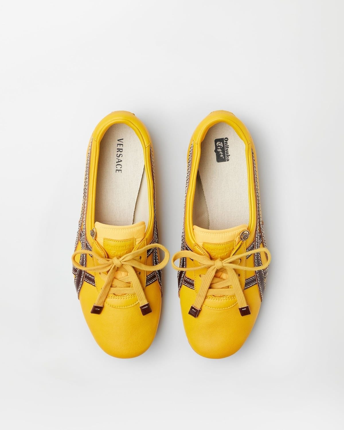 Giày Onitsuka Tiger x Versace Sakura 'Yellow' 1024594-1A17737-2YD5J - Ảnh 4