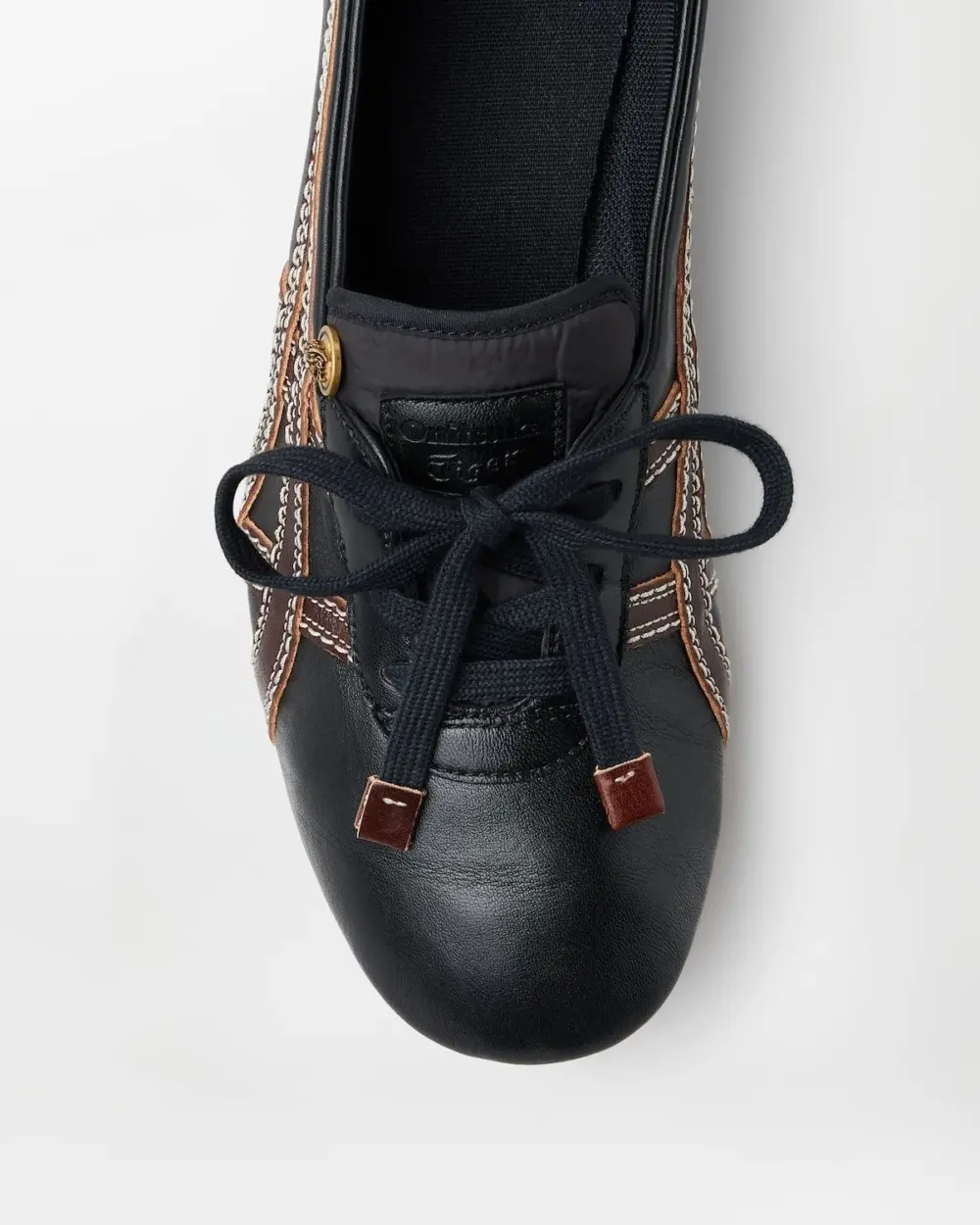 Giày Onitsuka Tiger x Versace Sakura 'Black' 1024594-1A17737-2BQ8J - Ảnh 8