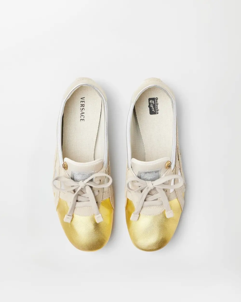 Giày Onitsuka Tiger x Versace Sakura 'Silver' 1024594-1A17738-6XD0 - Ảnh 4