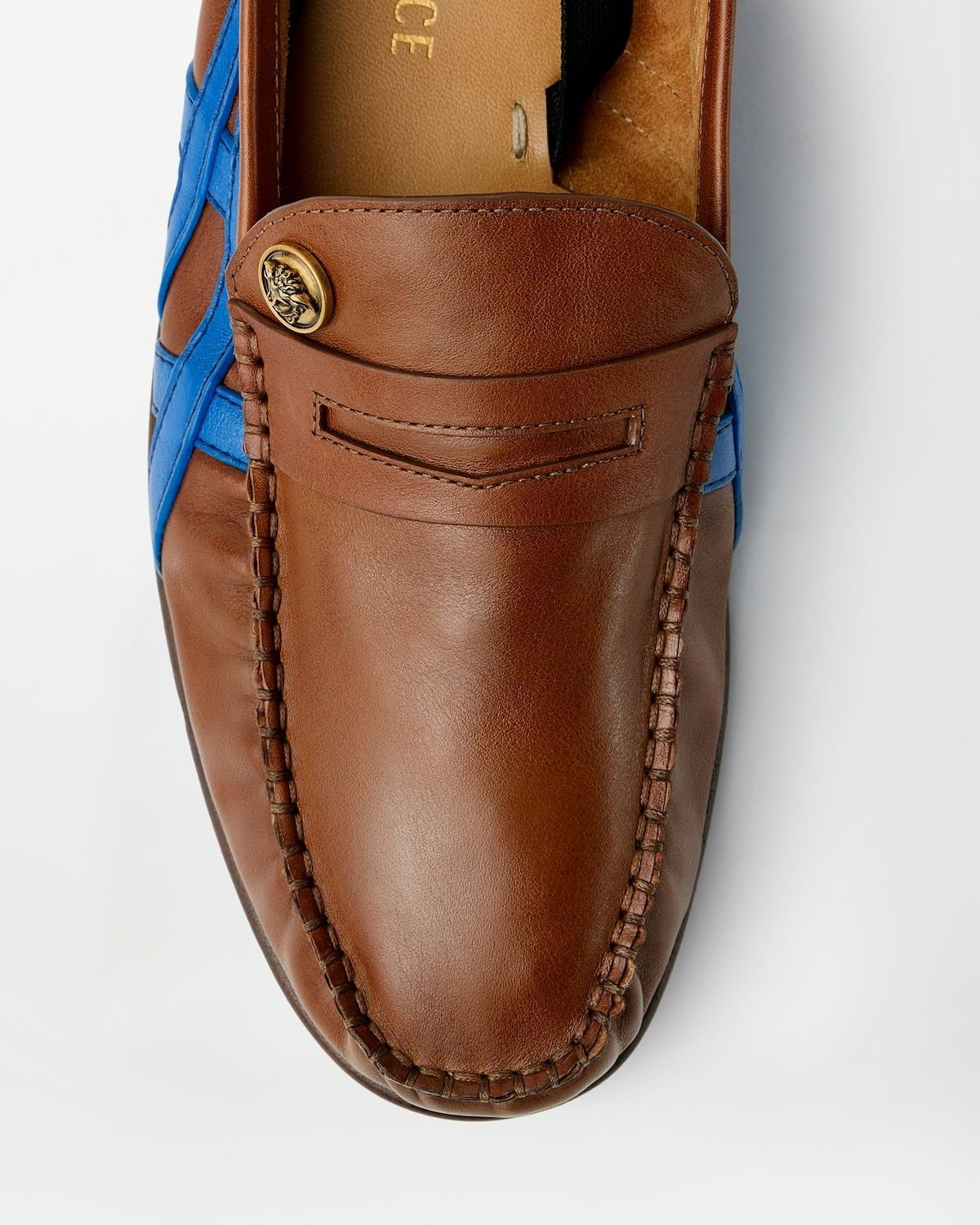 Giày Onitsuka Tiger x Versace Loafers 'Brown' 1023851-1A17746-2NM9J - Ảnh 6