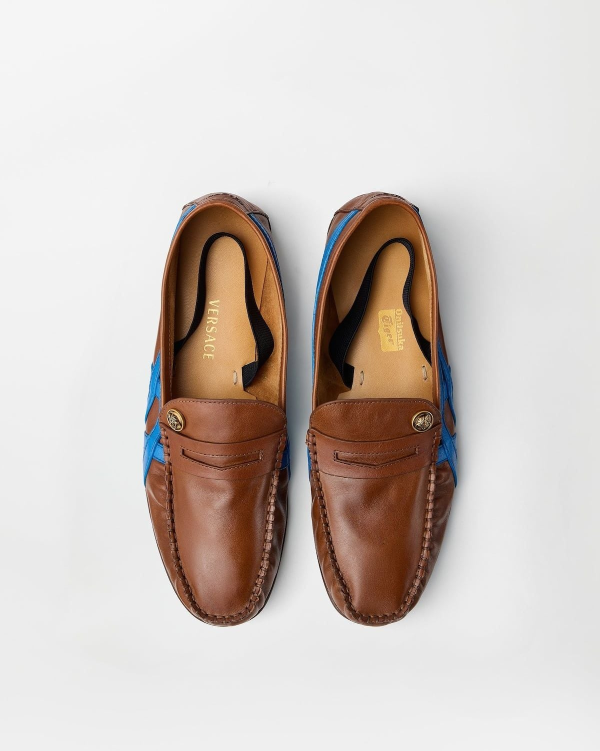 Alternative view of Giày Onitsuka Tiger x Versace Loafers 'Brown' 1023851-1A17746-2NM9J