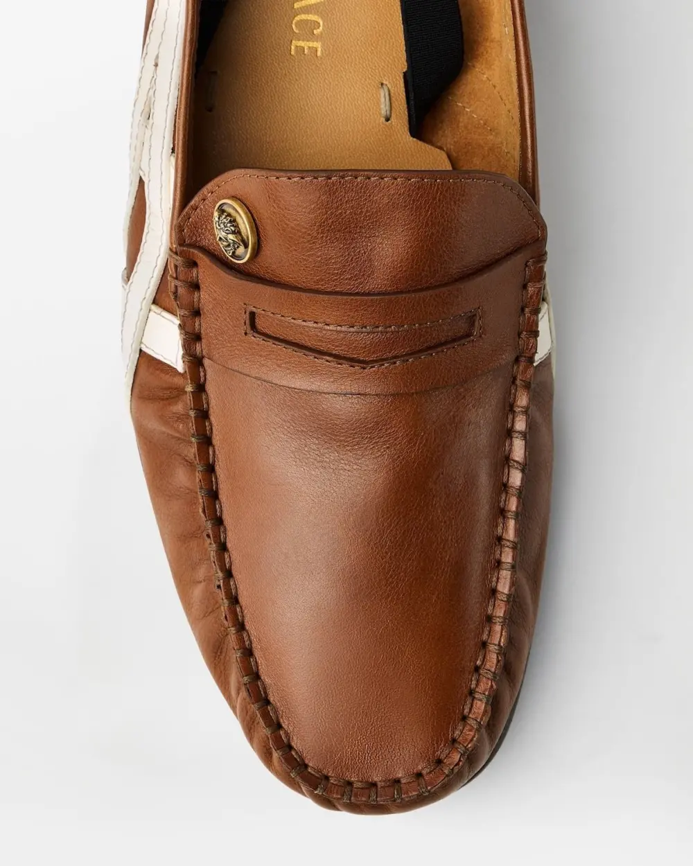 Giày Onitsuka Tiger x Versace Loafers 'Brown' 1023851-1A17746-2NM8J - Ảnh 6