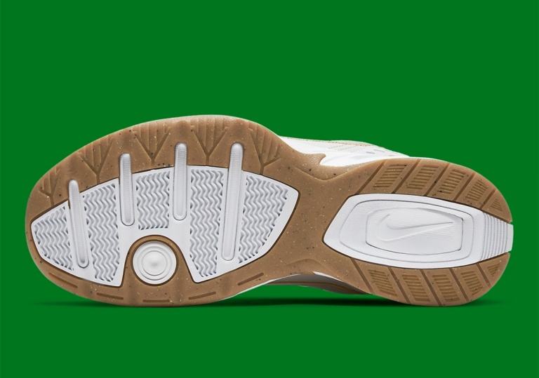 Giày Nike Air Monarch IV ‘White Lucky Green Gold’ 415445-103 - Ảnh 5