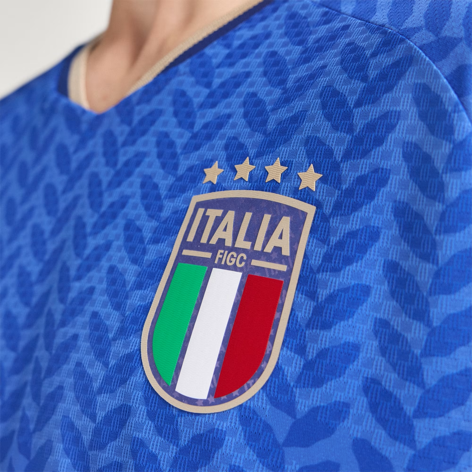 Áo Adidas Italy 26 Home Authentic Jersey ‘Bold Blue’ JL6934 - Ảnh 3