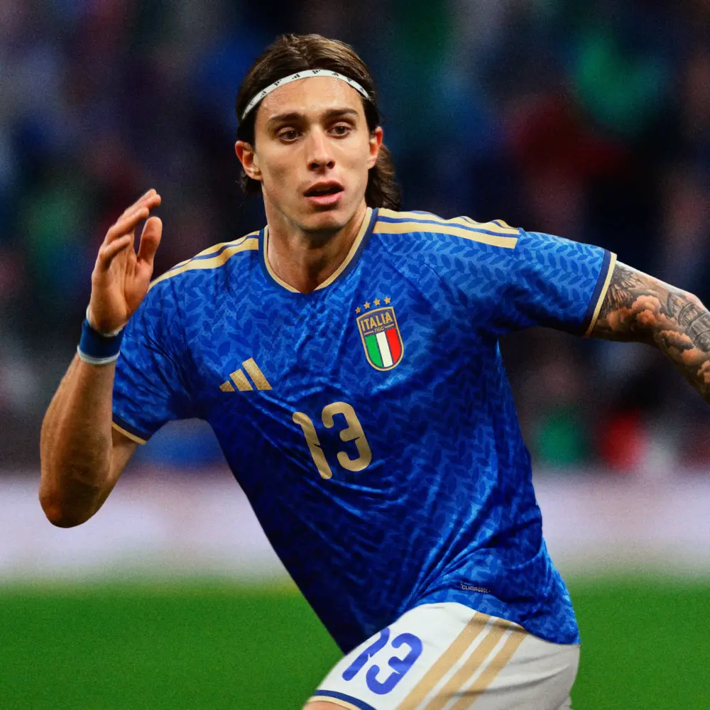 Alternative view of Áo Adidas Italy 26 Home Authentic Jersey ‘Bold Blue’ JL6934