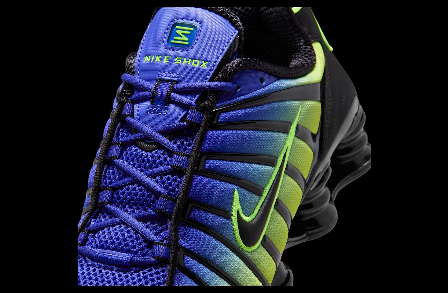 Alternative view of Giày Nike Shox TL 'Lapis Volt Ice Black' AV3595-401