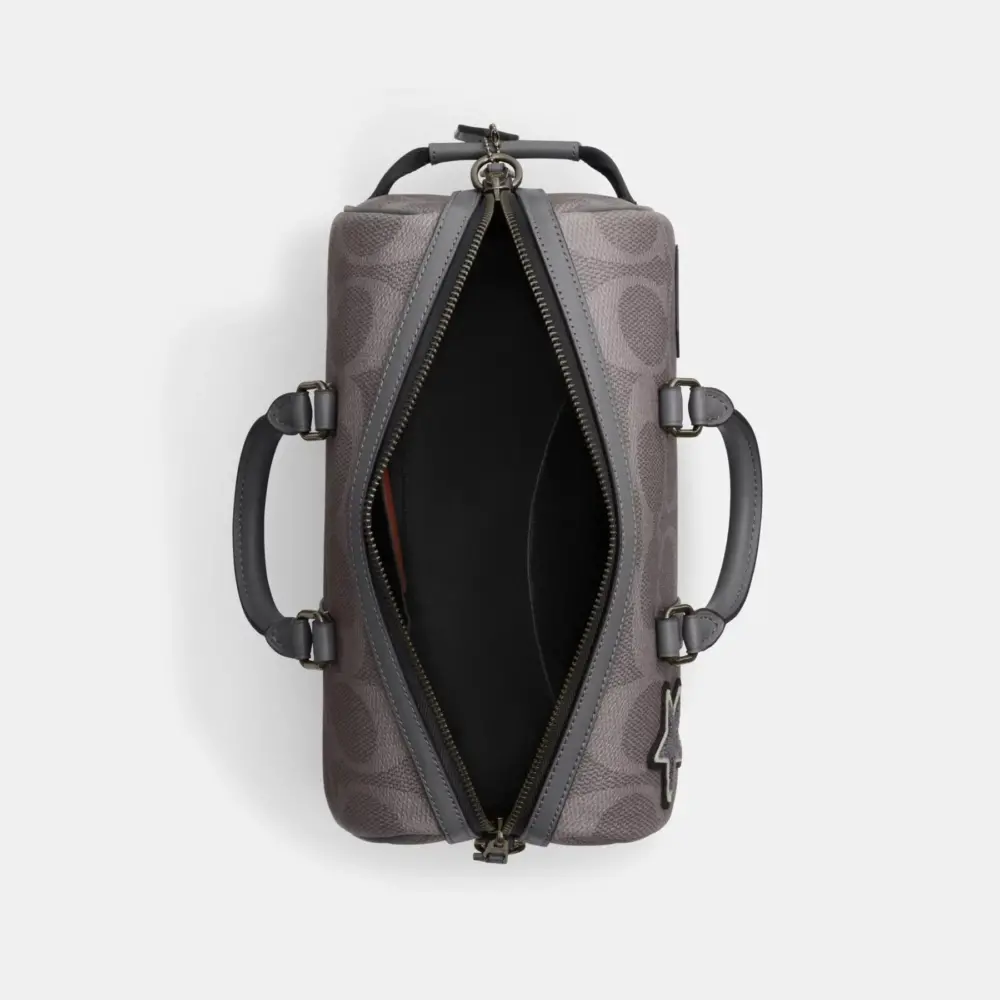 Túi Coach Venturer Duffle Bag 27 'Grey' CCH10-QBGRM - Ảnh 3
