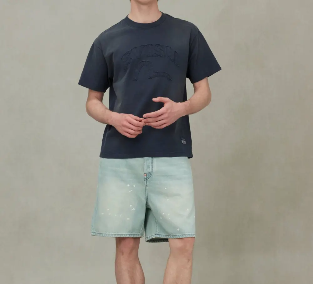 Áo Evisu Seagull And Logo Appliqué ‘Blue’ 2ESHTM5TS1204RXCT - Ảnh 3