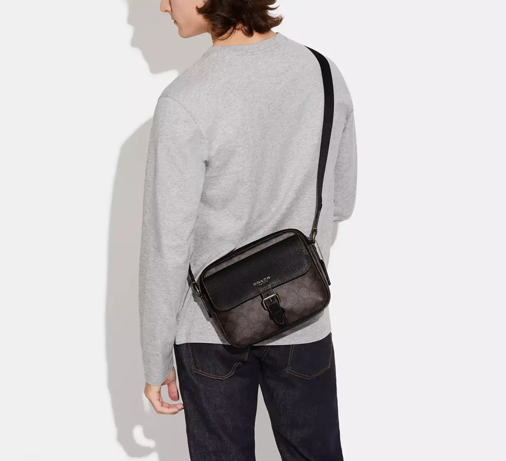 Alternative view of Túi Coach Hudson Crossbody Bag ‘Brown’ CB846-QBMI5