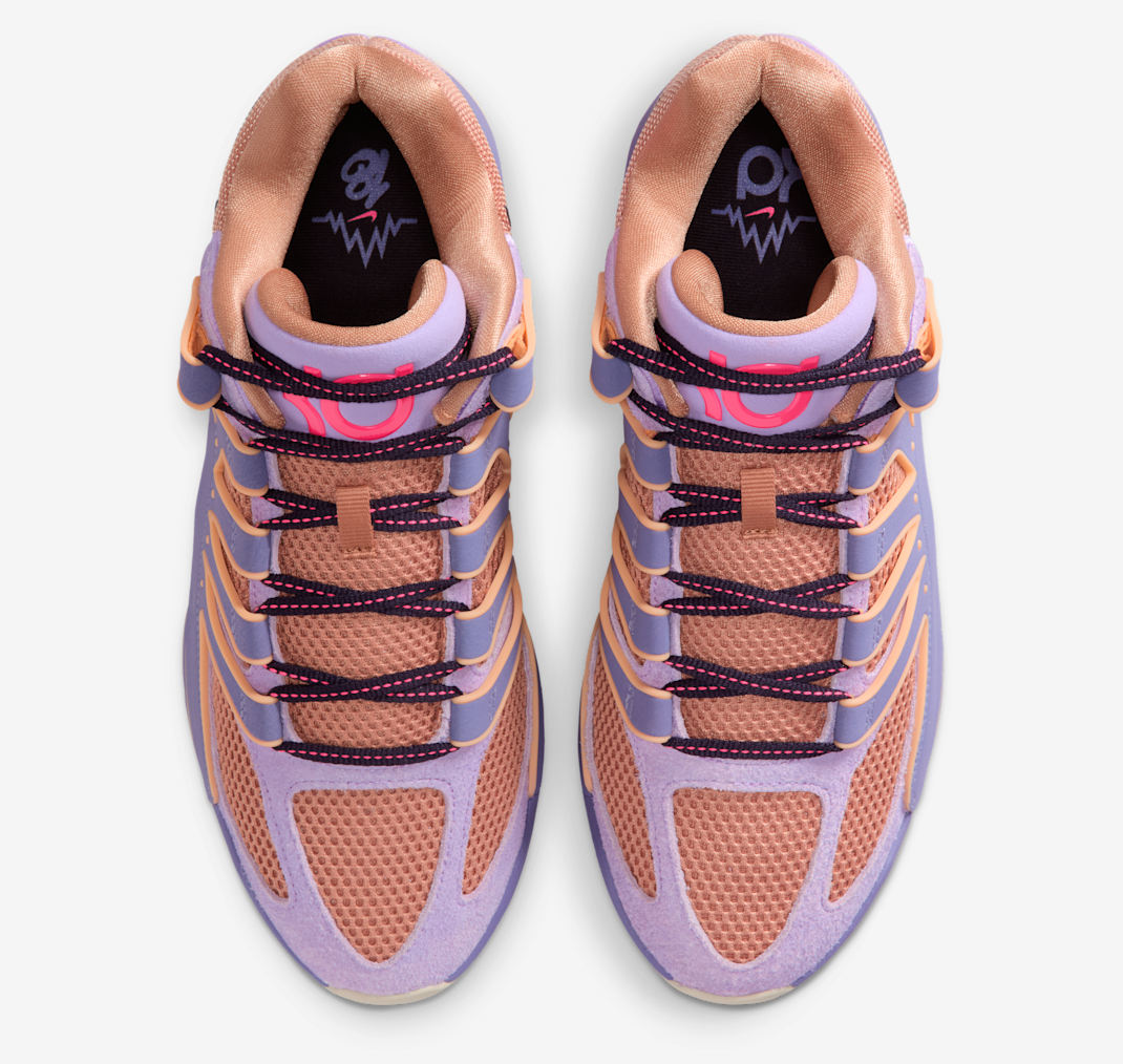 Alternative view of Giày Nike KD 18 EP ‘B.A.D.’ ‘Washed Purple’ HV1991-501