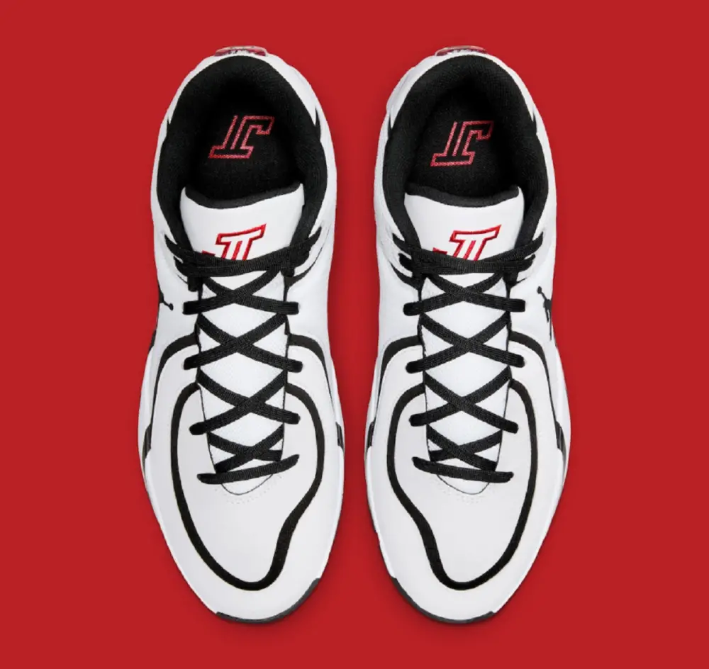 Giày Nike Air Jordan Tatum 4 ‘White University Red’ HQ4614-101 - Ảnh 3