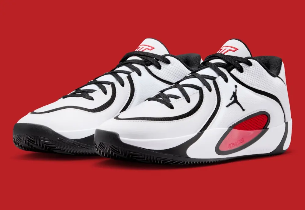 Alternative view of Giày Nike Air Jordan Tatum 4 ‘White University Red’ HQ4614-101