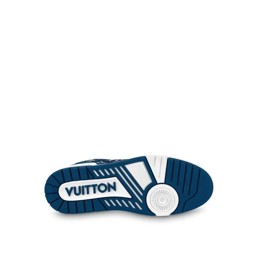 Giày Louis Vuitton LV Trainers 'Blue' 1A9JGT - Ảnh 6