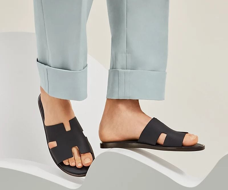 Alternative view of Dép Hermes Izmir Sandal 'Marine' H152415ZH11405