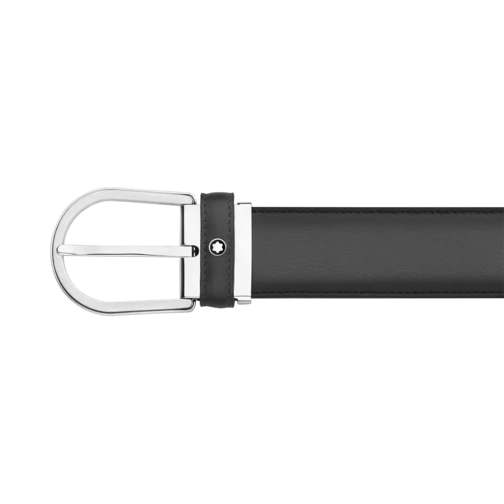 Thắt Lưng MontBlanc Leather Belt ‘Black’ MB118414 - Ảnh 3