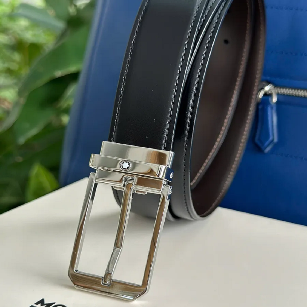 Alternative view of Thắt Lưng MontBlanc Reversible Leather ‘Black’ MB118914