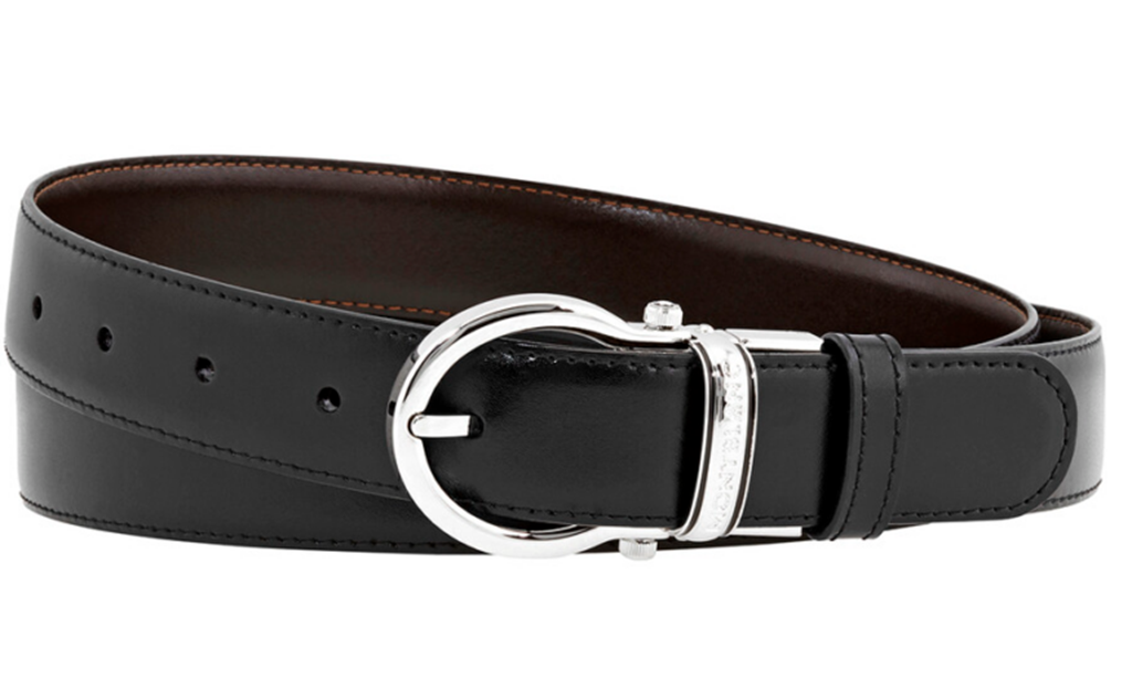 Dây Lưng MontBlanc Casual Oval Reversible Leather Belt 105123