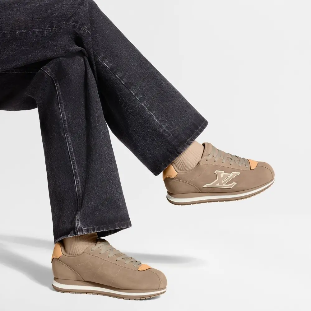 Giày Louis Vuitton LV Buttersoft Trainers 'Beige' 1AJQS0 - Ảnh 5
