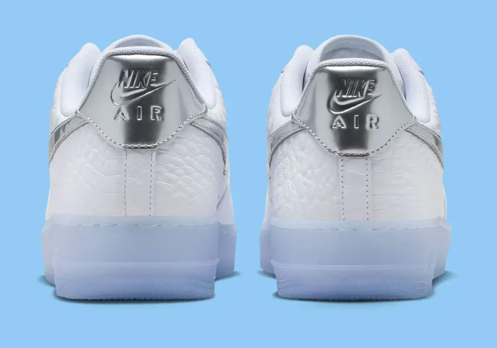 Alternative view of Giày Nike Air Force 1 Low '07 'Crocodile White' IR1981-100