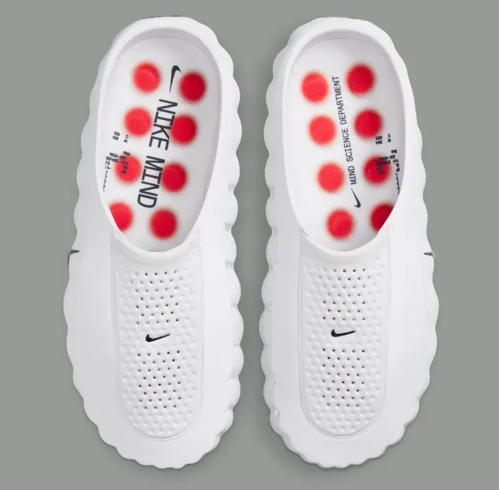 Dép Nike Mind 001 ‘White Speed Red’ HQ4307-101 - Ảnh 6