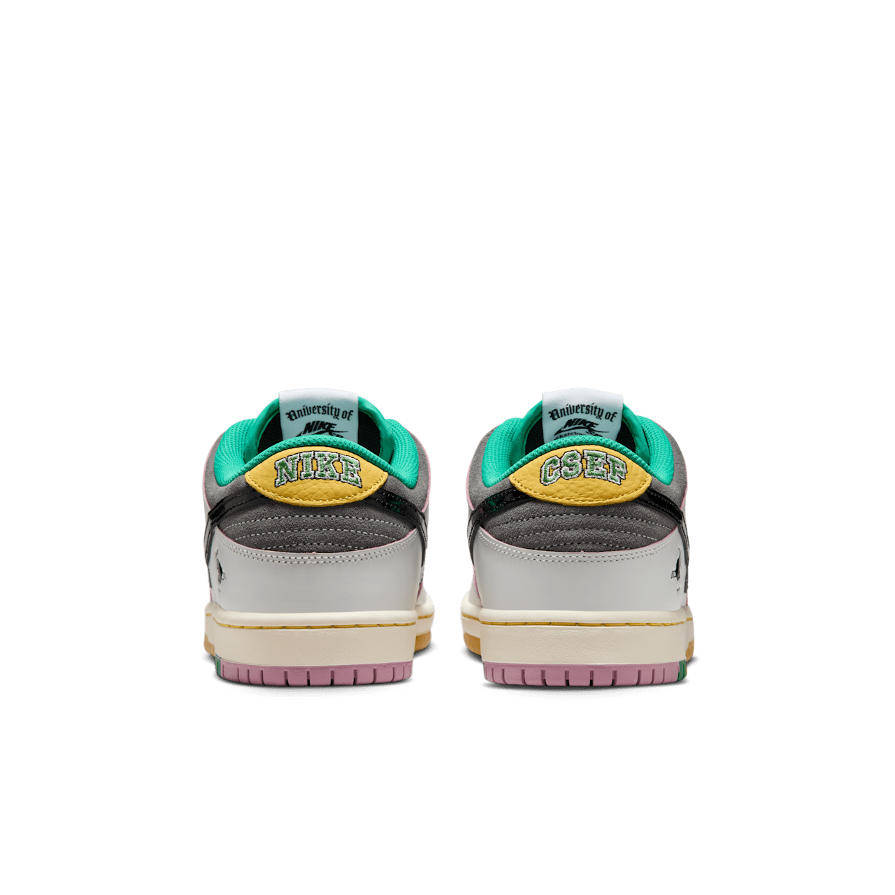 Alternative view of Giày Nike SB Dunk Low Pro x CSEF 'White' HJ4132-100