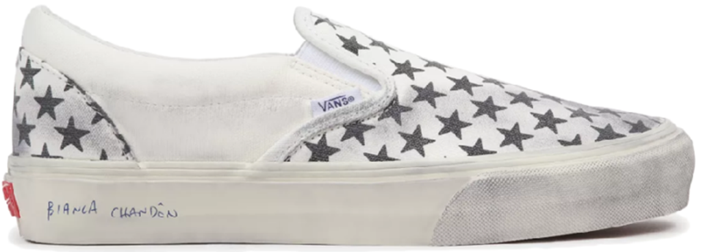 Giày Vans Vault x Bianca Chandon Classic Slip-On LX Stressed ‘Black White’ VN0A3QXYBA21