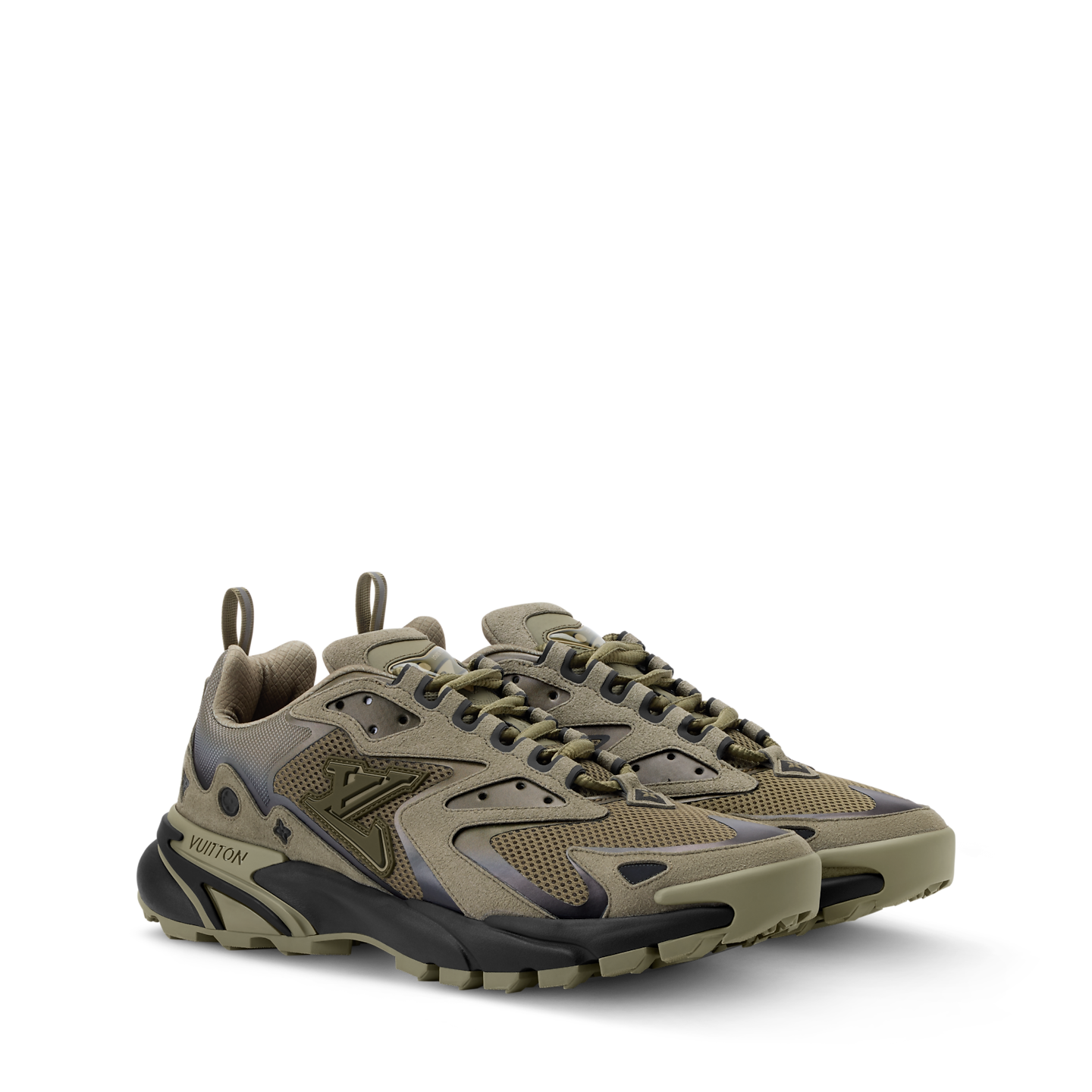 Alternative view of Giày Louis Vuitton LV Runner Tatic Trainers 'Kaki' 1AJAPA