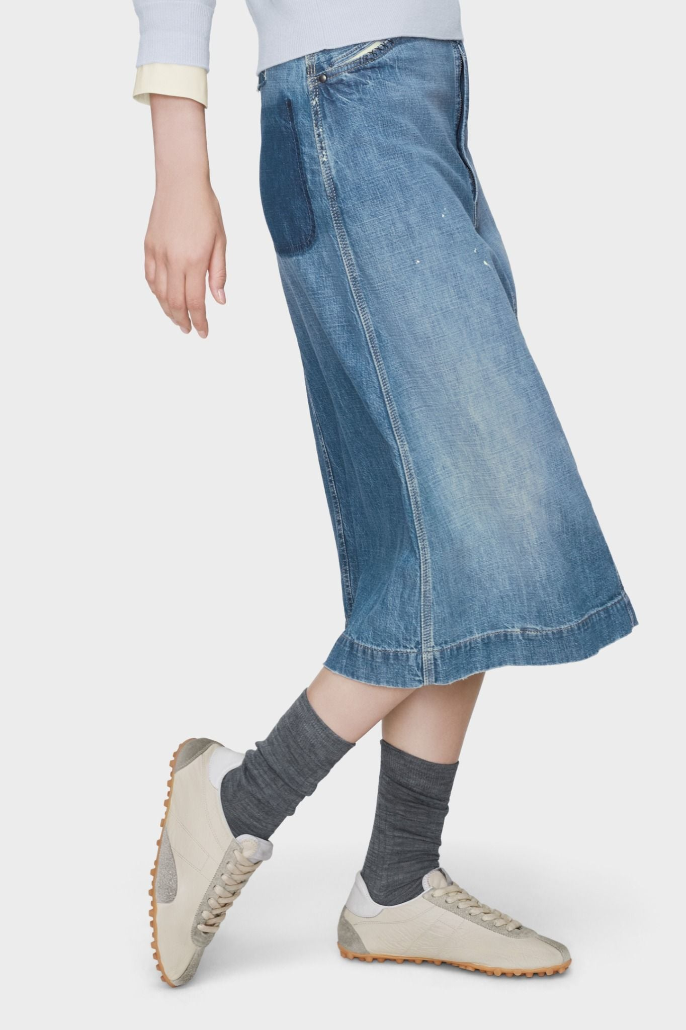 Giày Maison Margiela Sprinters 'Cream' S58WS0269P7383HB293 - Ảnh 5