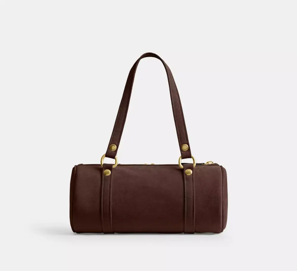 Túi Coach Kisslock Barrel Bag 'Dark Chocolate' CDZ16-B4Z5D - Ảnh 3